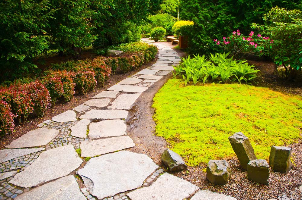 stone garden paths